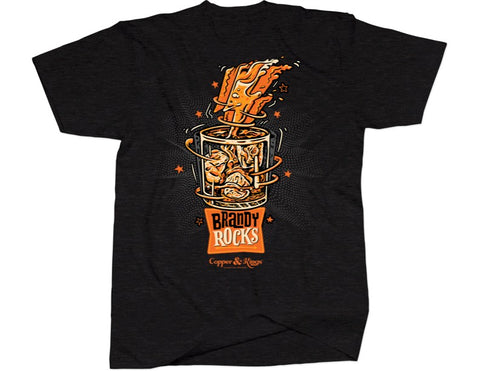 Brandy Rocks T-shirt XL – Copper & Kings American Brandy